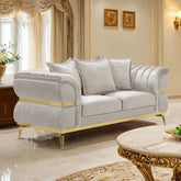 Charlevoix Loveseat Model Fm67003Bg-Lv By Furniture Of America